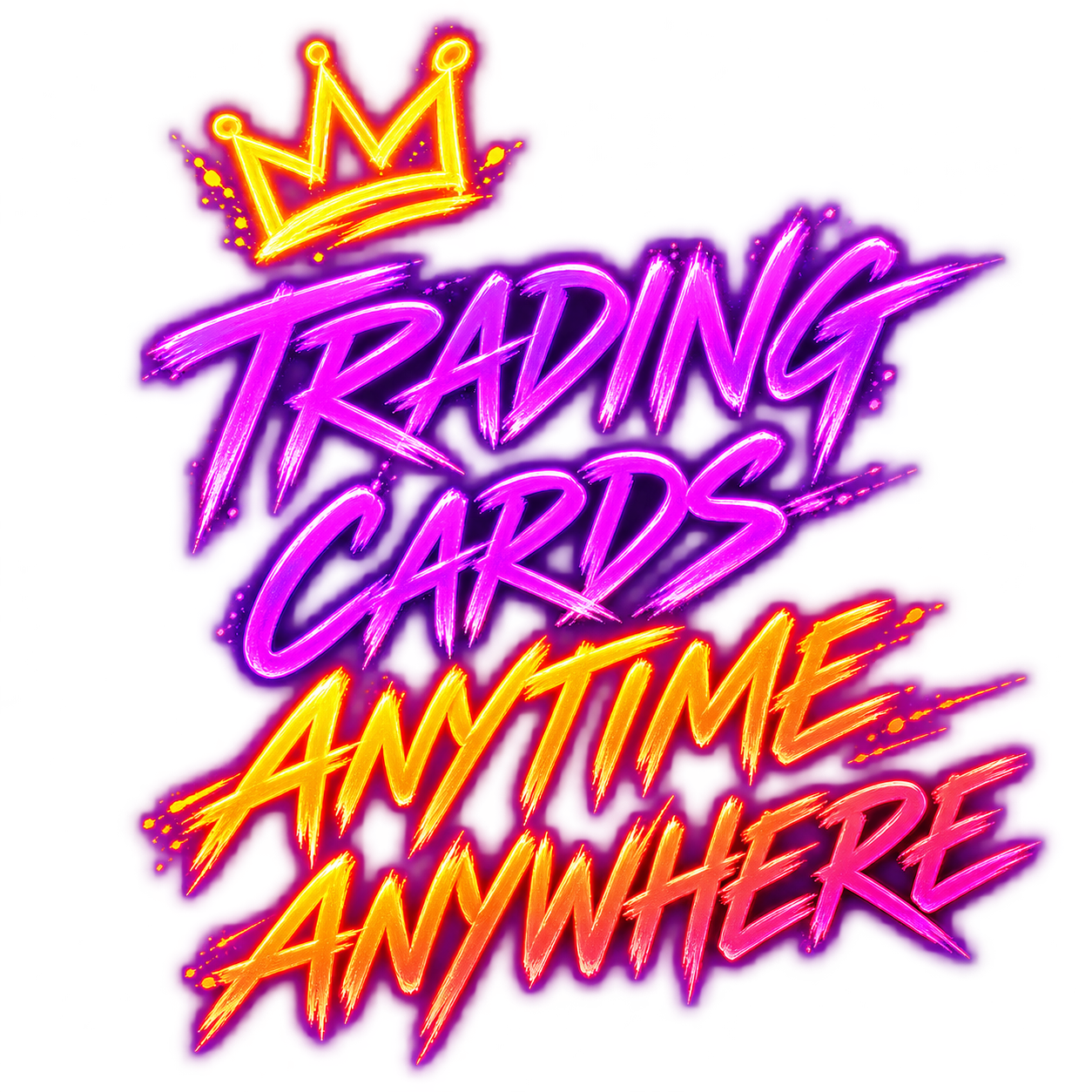Trading cards anytime anywhere